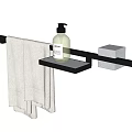 Towel rack 3d model