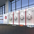 Modern Tobacco And Liquor Store Interior With Assorted Wines And Cigarette Displays