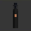Modern Weapon Models With Three Different Sleek Dark Designs Translucent Sections And Orange Accents