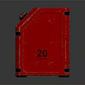 Red 20 Fl oz Household Container For Daily Use And Storage Solutions