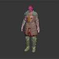 Medieval Knight Full Body Armor With Shiny Metal Red And Gold Decorations