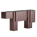 Entrance End View Desk 3d model