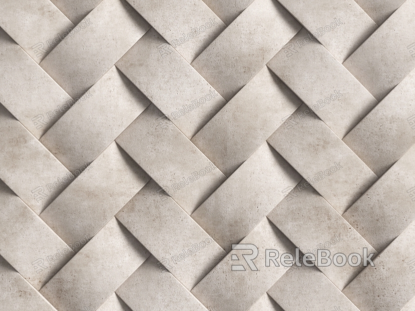 Cement background wall decorative wall panel model