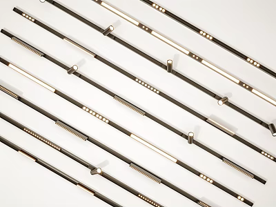 Modern Spotlights Track Lights 3d model