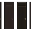 Modern swing door single door 3d model