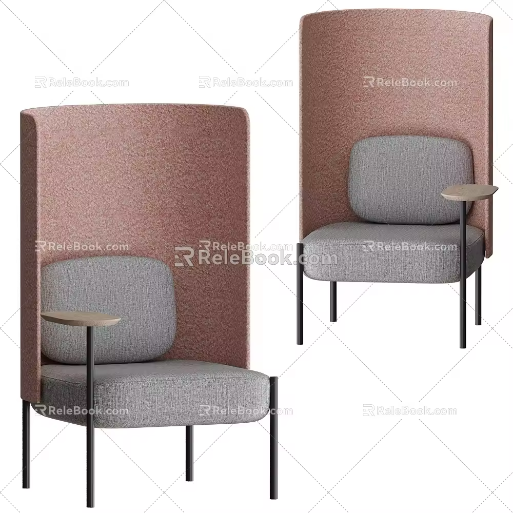 Ara single sofa 18 3d model
