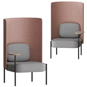 Ara single sofa 18 3d model
