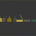 Colorful Storage Boxes With Various Hues For Home Organization And Daily Use