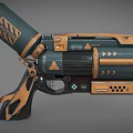 Modern toy gun 3d model