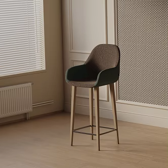 Modern Bar Chair 3d model