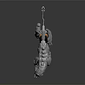 Modern Robot Mechanical Tiger Machine Tiger Mechanical Monster Machine Dinosaur 3d model