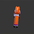 Toy Gun With Orange Purple And White Vibrant Plastic Playful Design For Kids