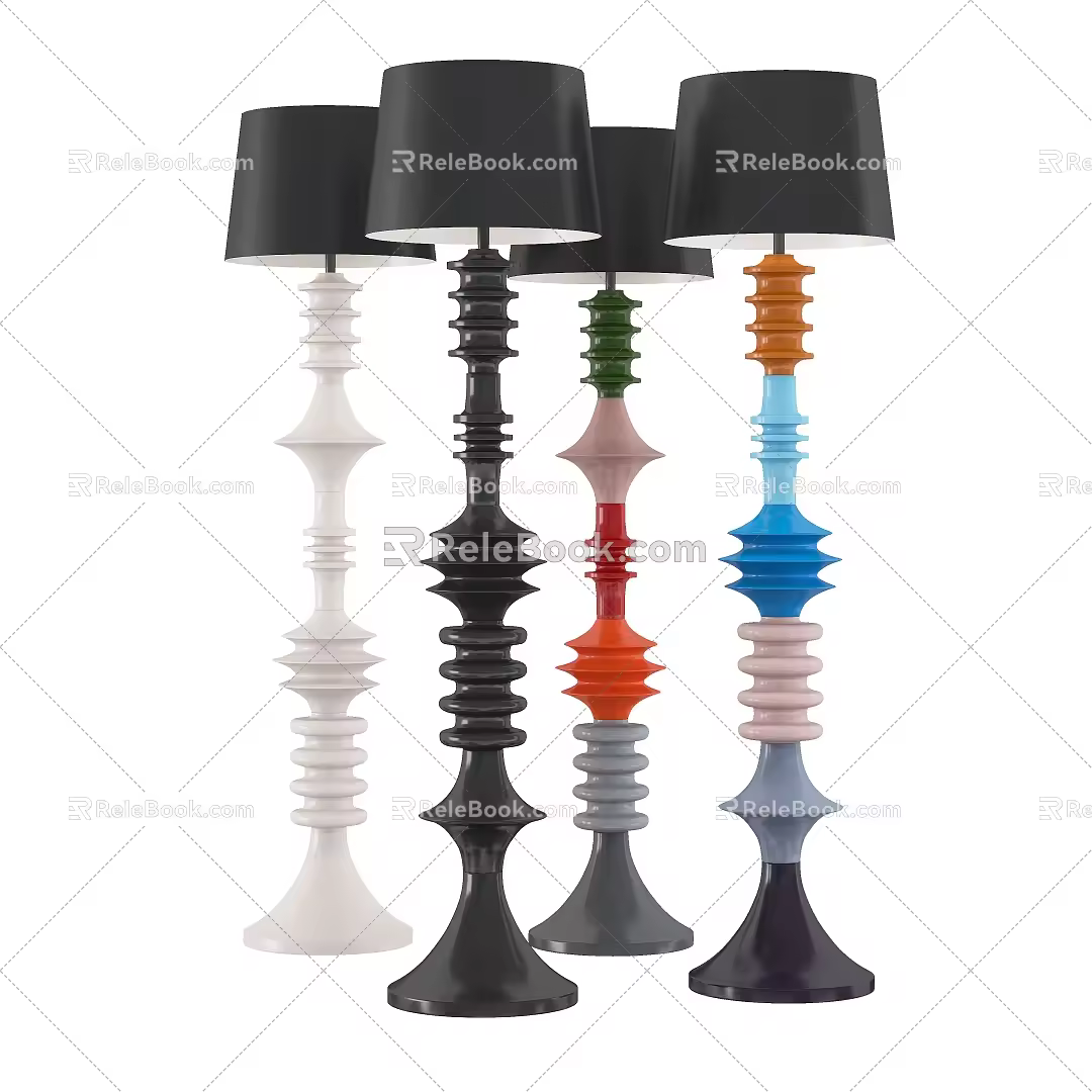 Personalized floor lamp 3d model