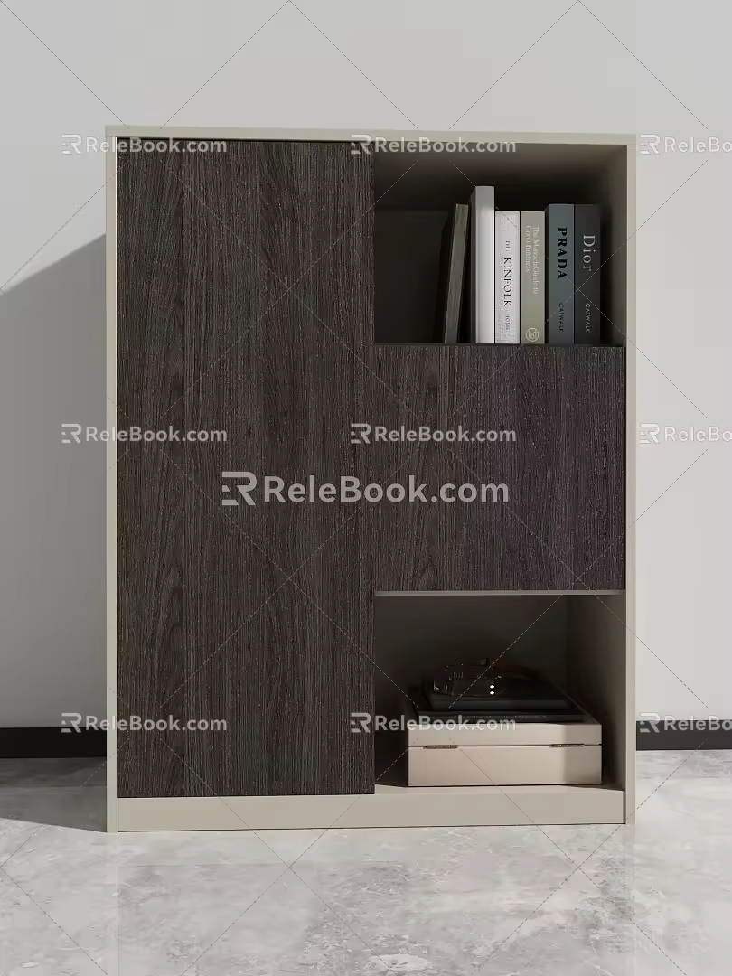 File Cabinet Low Cabinet Storage Cabinet Locker 3d model