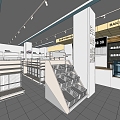 Modern Convenience Store Small Supermarket 24-hour Convenience Store 3d model