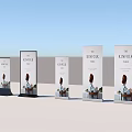 Various Sizes of Billboards with The KINSELLA CASE Person Image and Blue Sky