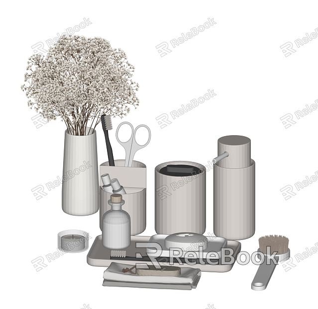 Modern Toiletries Ornaments Vase Decorations Furnishings model