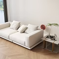 Double Sofa Negotiation Sofa Leisure Sofa 3d model