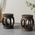 New Chinese Stool Combination 3d model