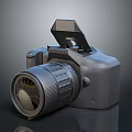 Professional Pentax Digital Camera With Open Built In Flash And Quality Lens Design