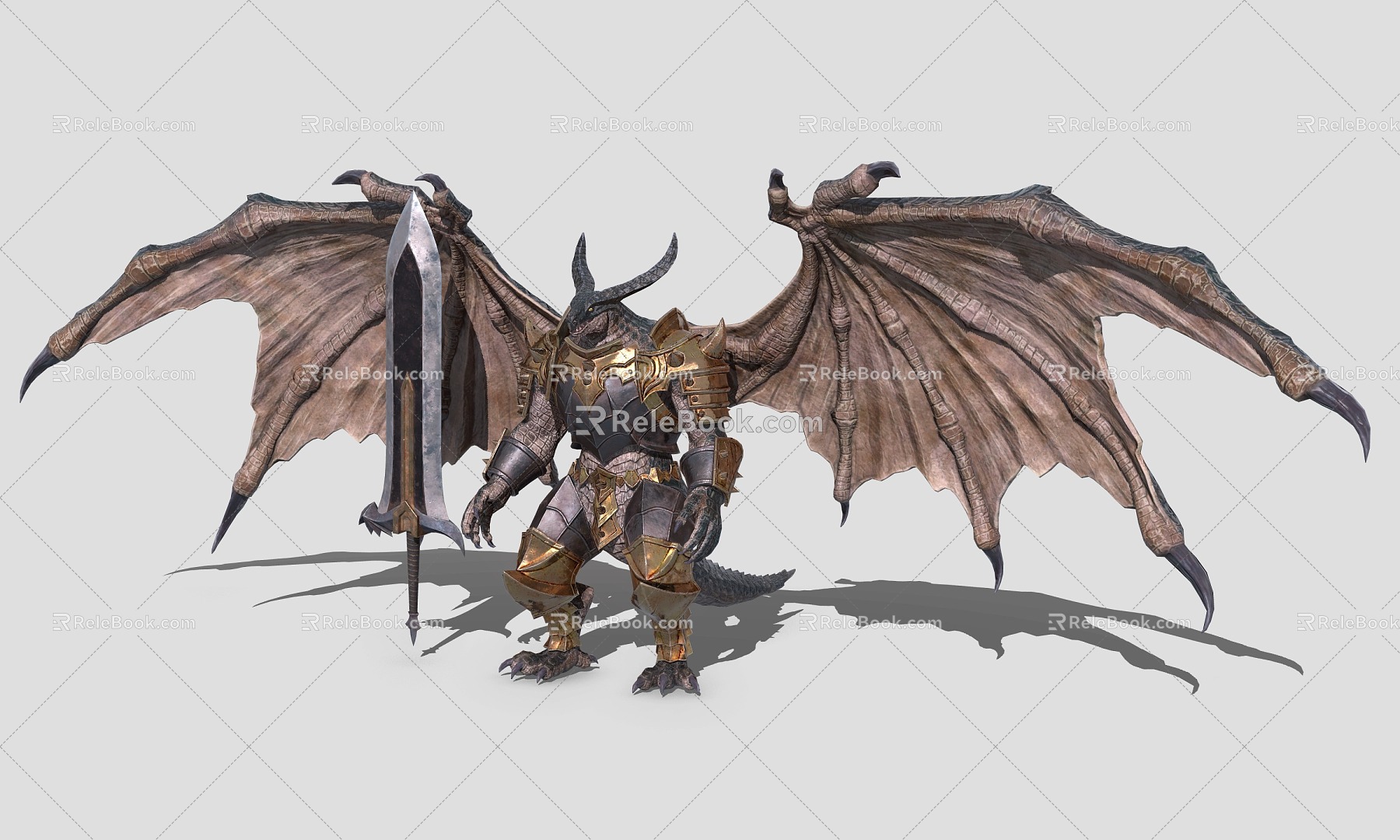 Dragon Clan Magic Dragon Man Dragon General 3d model