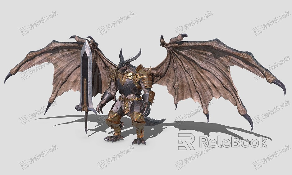 Dragon Clan Magic Dragon Man Dragon General model