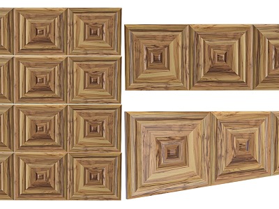 Pendant Wall Decoration Solid Wood Wall Decorative Wall Partition Wall Art Wall model