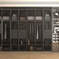 Modern Wardrobe Interior Design With Glass Doors Hanging Clothes Drawers And Shelves