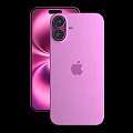 Pink iPhone Smartphone With Dual Camera And Apple Logo Glossy Back Design 3d model