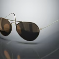 Luxury Jewelry Designed Sunglasses With Gold Frame And Brown Lenses