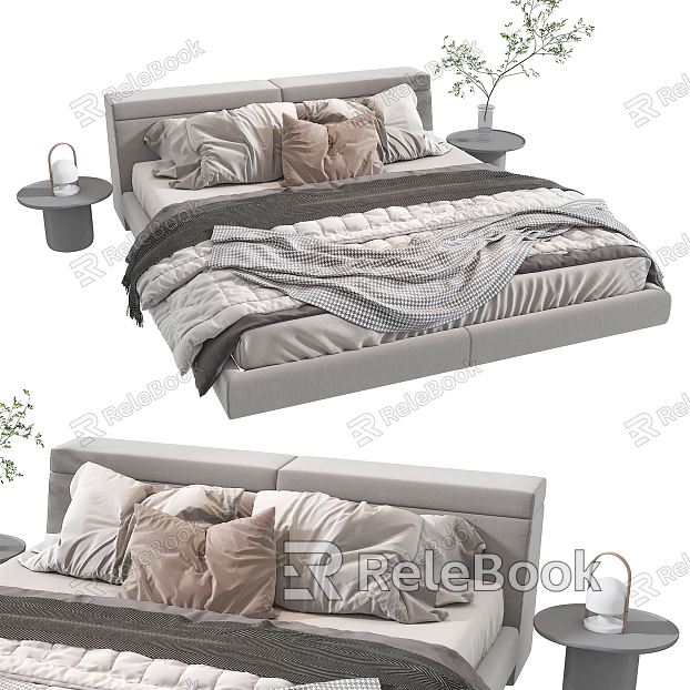 Modern Double Bed model