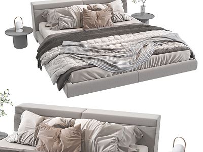 Modern Double Bed model