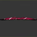Red Bow With White Stripes Commercial Decoration Equipment For Retail Gift Packaging