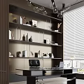 Modern study 3d model