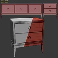 Various Style Storage Cabinets With Striped Panels Gold Handles White Drawers And Black Legs