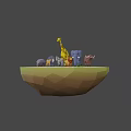 Low Poly Animal Characters in Game and Movie with Various Species