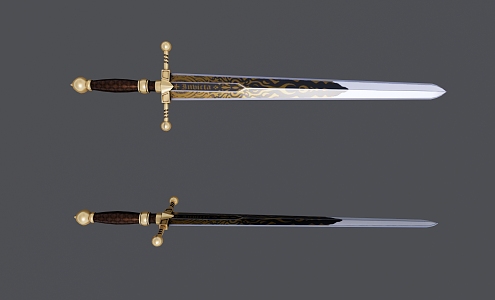 Modern Sword Knight Sword 3d model