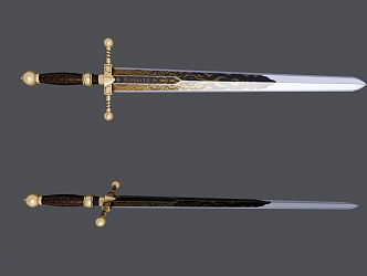 Modern Sword Knight Sword 3d model