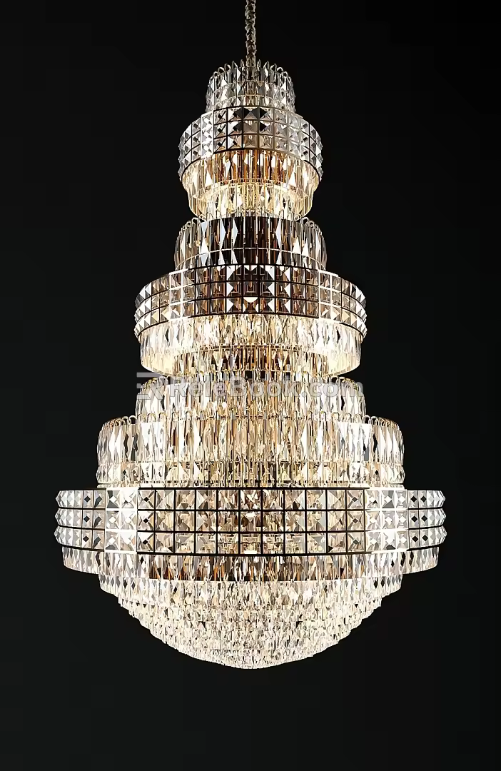 Crystal Chandelier 3d model