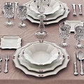 Jane ou tableware 3d model