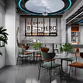 Modern Fitness Gym Interior Featuring Workout Equipment Ceiling Lights And Flooring Markings
