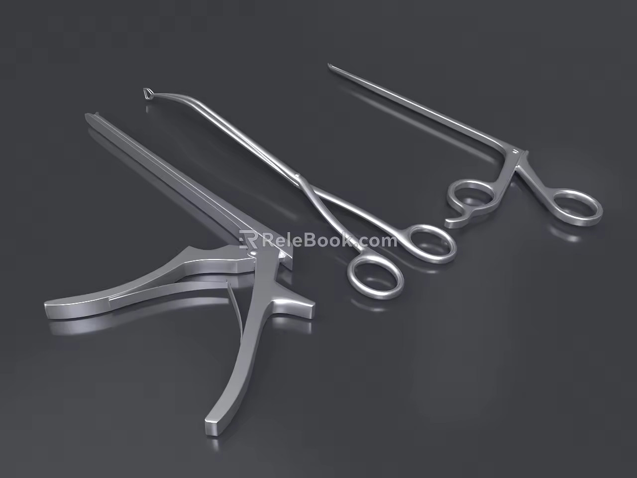 Surgical instruments 3d model
