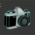 ASEA Vintage Electronic Camera With Classic Design Black White Body Mechanical Lens Control Buttons