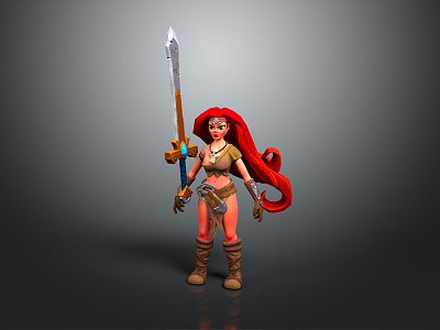 female warrior female warrior female soldier female guard female assassin female killer ancient female warrior ancient female soldier 3d model