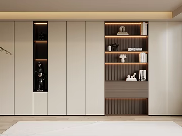 Modern minimalist bookcase (ID:ggaeh411627)