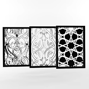Hanging picture 3d model