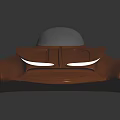 Futuristic Copper Colored Car Featuring Streamlined Design Transparent Roof Dark Background And Reflection