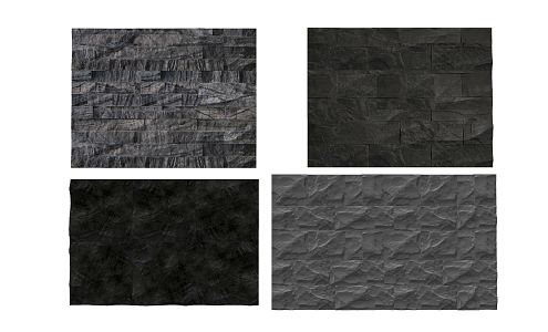 Modern background wall 3d model