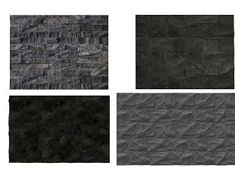 Modern background wall 3d model