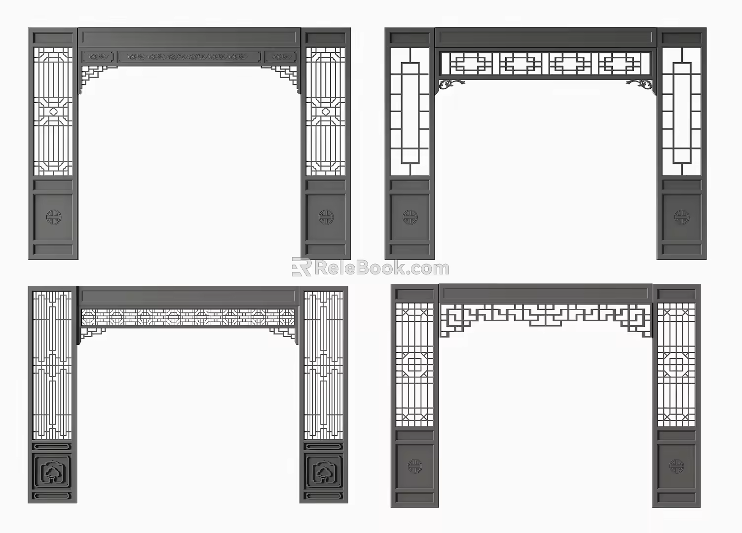New Chinese Arch Lattice 3d model